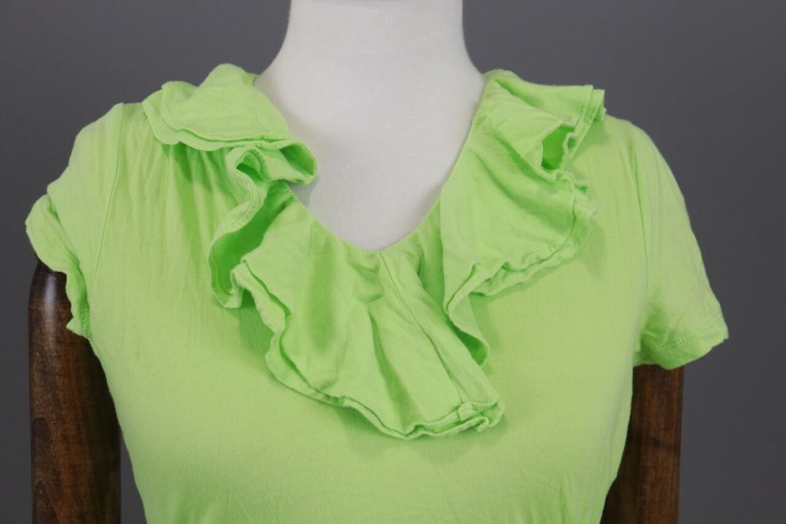Lauren Ralph Lauren Lauren Ralph Lauren Green Striped Blouse Shirt Size XS Size XS / US 0-2 / IT 36-38 - 2 Thumbnail
