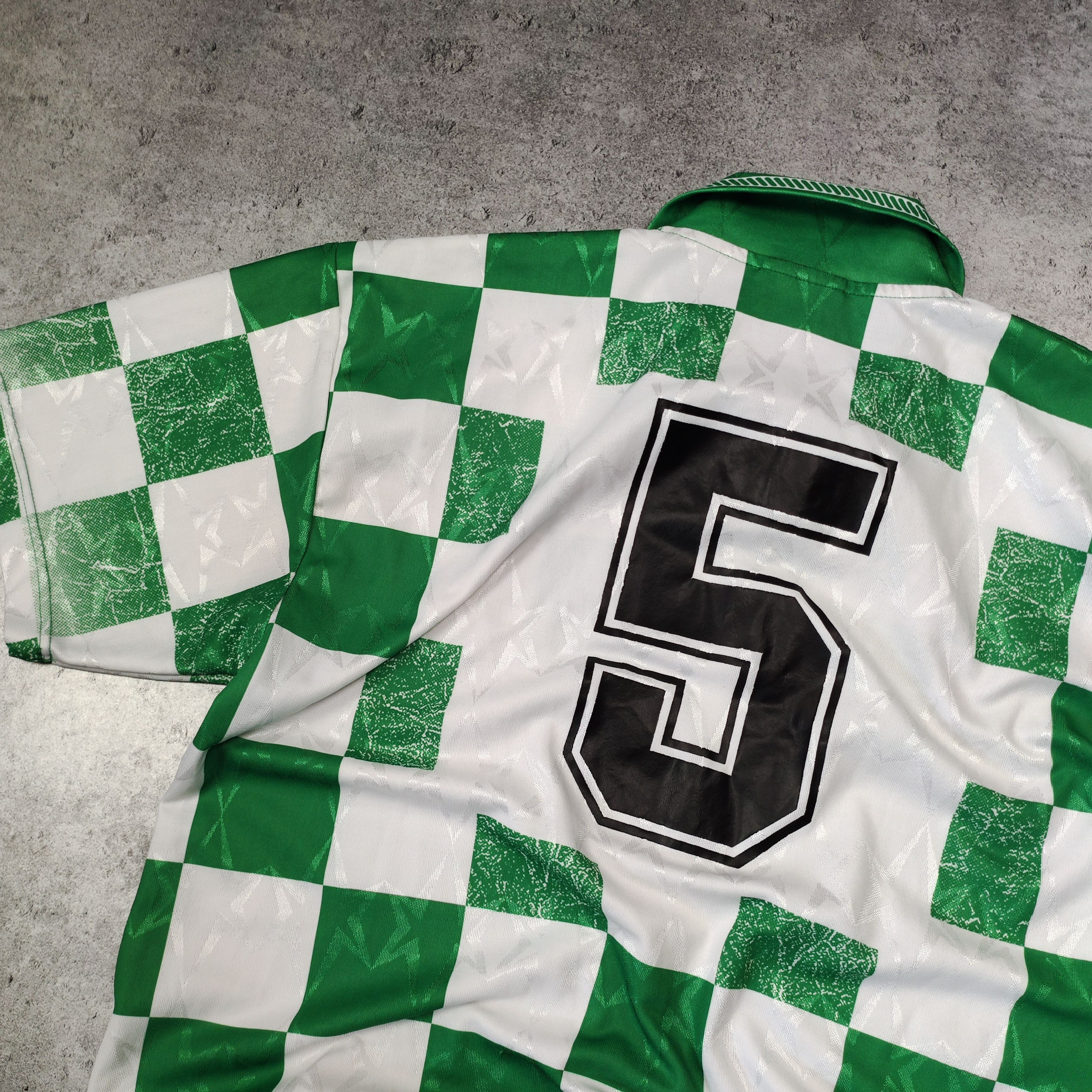 Vintage Vintage RARE 90s Avant Garde Football Longsleeve Jersey Size US XL / EU 56 / 4 - 8 Thumbnail