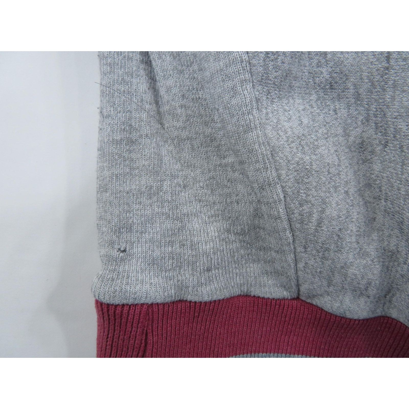 Other Flore Brand Sweatshirt Gray Maroon Henley Collar Sz M-L? 90s Size US L / EU 52-54 / 3 - 6 Thumbnail