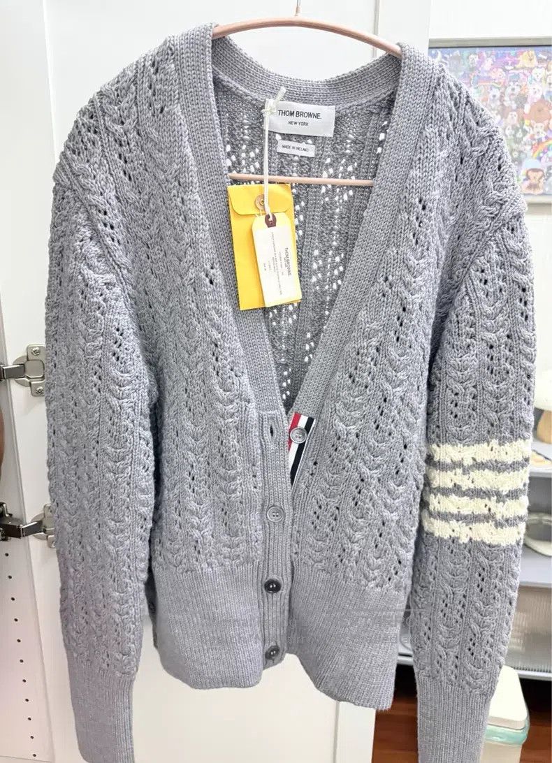 Thom Browne Thom Browne Striped woolen knitted sweater Size US S / EU 44-46 / 1 - 1 Thumbnail