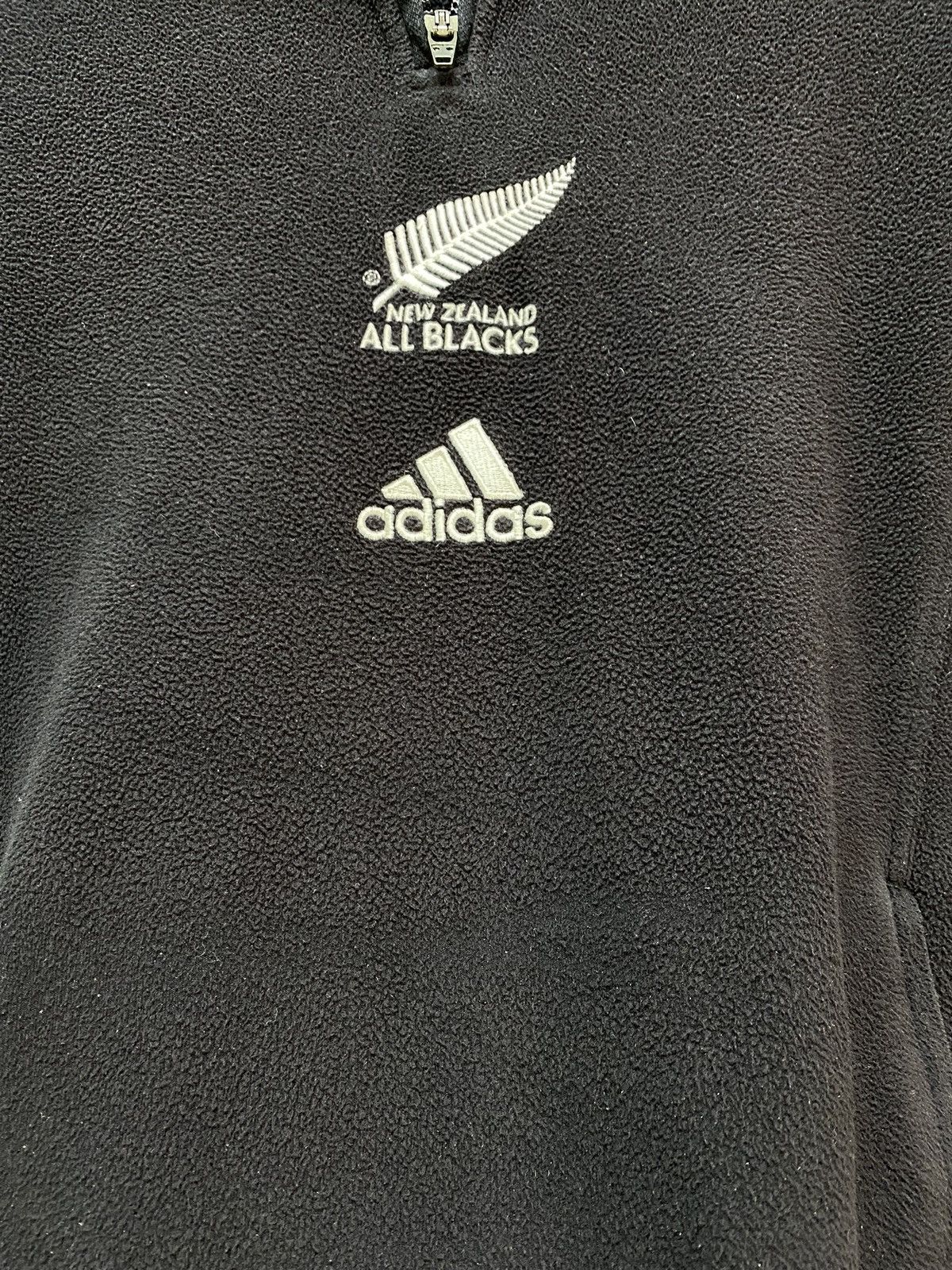 Adidas × New Zealand Outback × Vintage Vintage New Zealand All Blacks And Rugby Fleece Sweater Size US S / EU 44-46 / 1 - 6 Thumbnail
