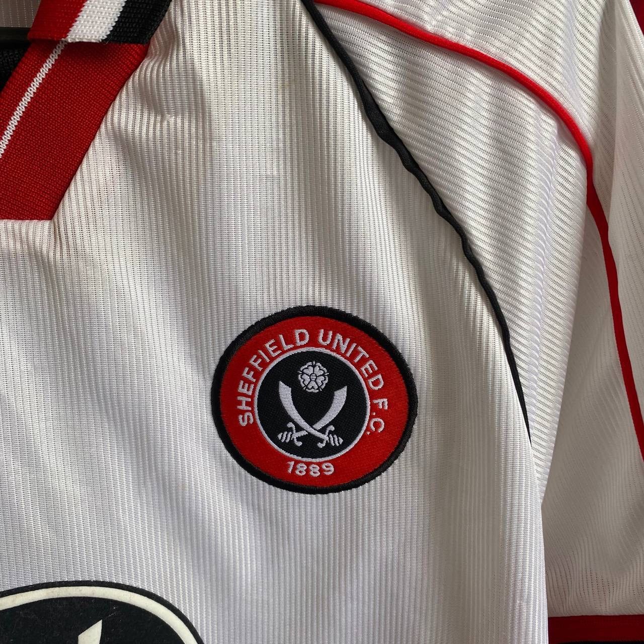 Le Coq Sportif × Vintage Vintage Le Coq Sportif Sheffield United 1996 soccer jersey Size US S / EU 44-46 / 1 - 4 Thumbnail