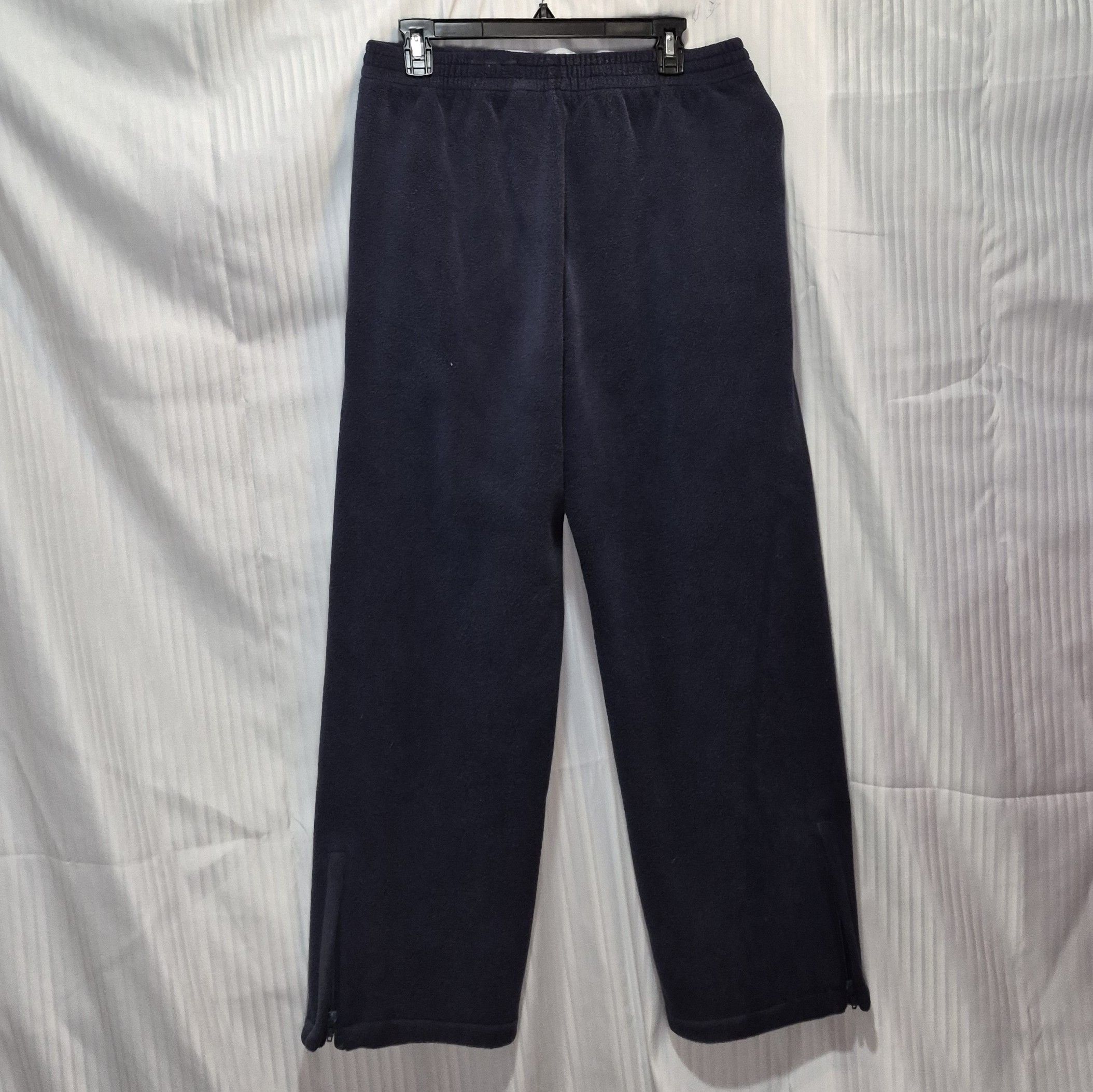 Old Navy Men's Medium Navy Relaxed Fleece Sweatpants Zippered Ankles Size US 34 / EU 50 - 6 Thumbnail
