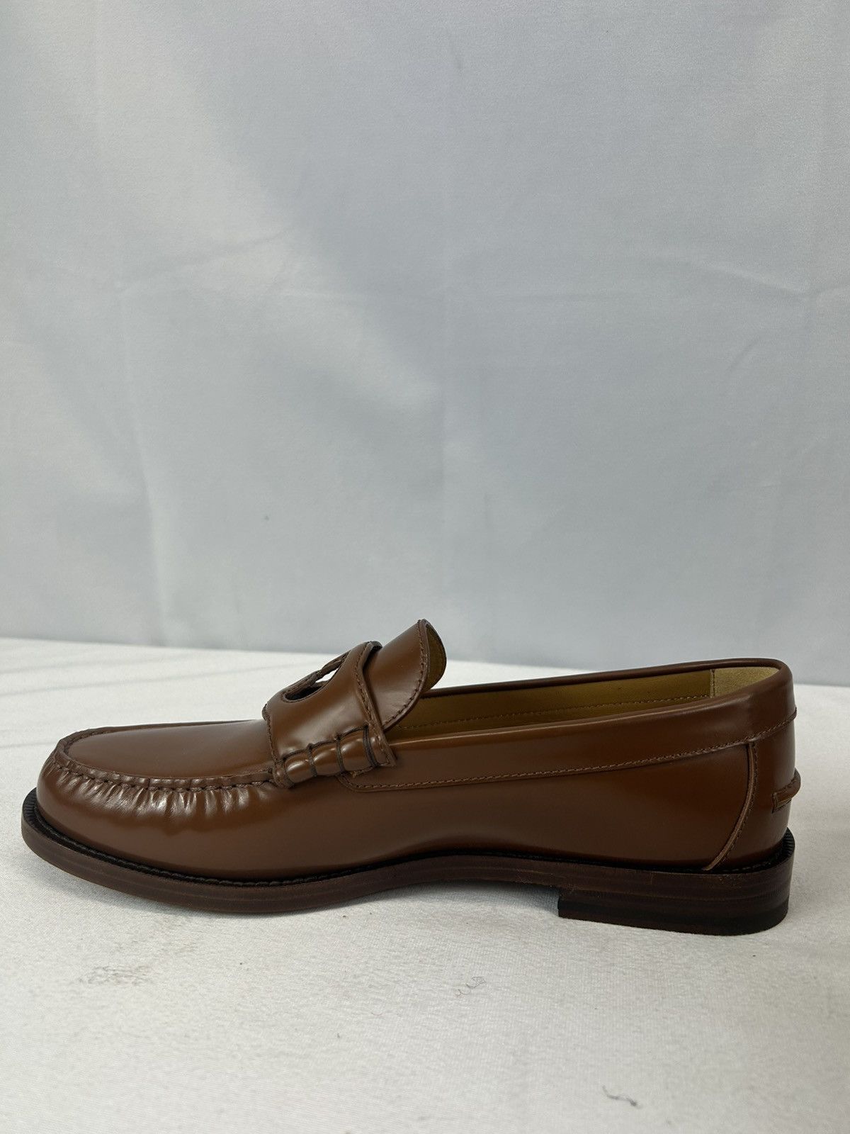 Gucci Gucci - Interlocking G leather loafers Size US 8.5 / EU 41-42 - 3 Thumbnail