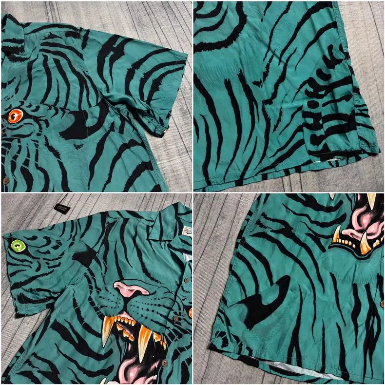 Wacko Maria Wacko maria 22SS Heavenly Tokyo Tiger Hawaiian Short Sleev Size US XL / EU 56 / 4 - 3 Thumbnail