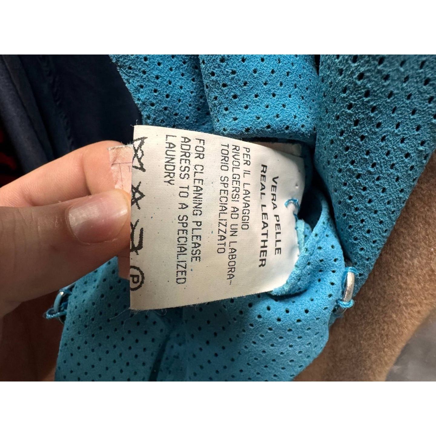 Dolce & Gabbana Dolce & Gabbana Perforated Leather Shirt - Light Blue, M Size M / US 6-8 / IT 42-44 - 5 Thumbnail