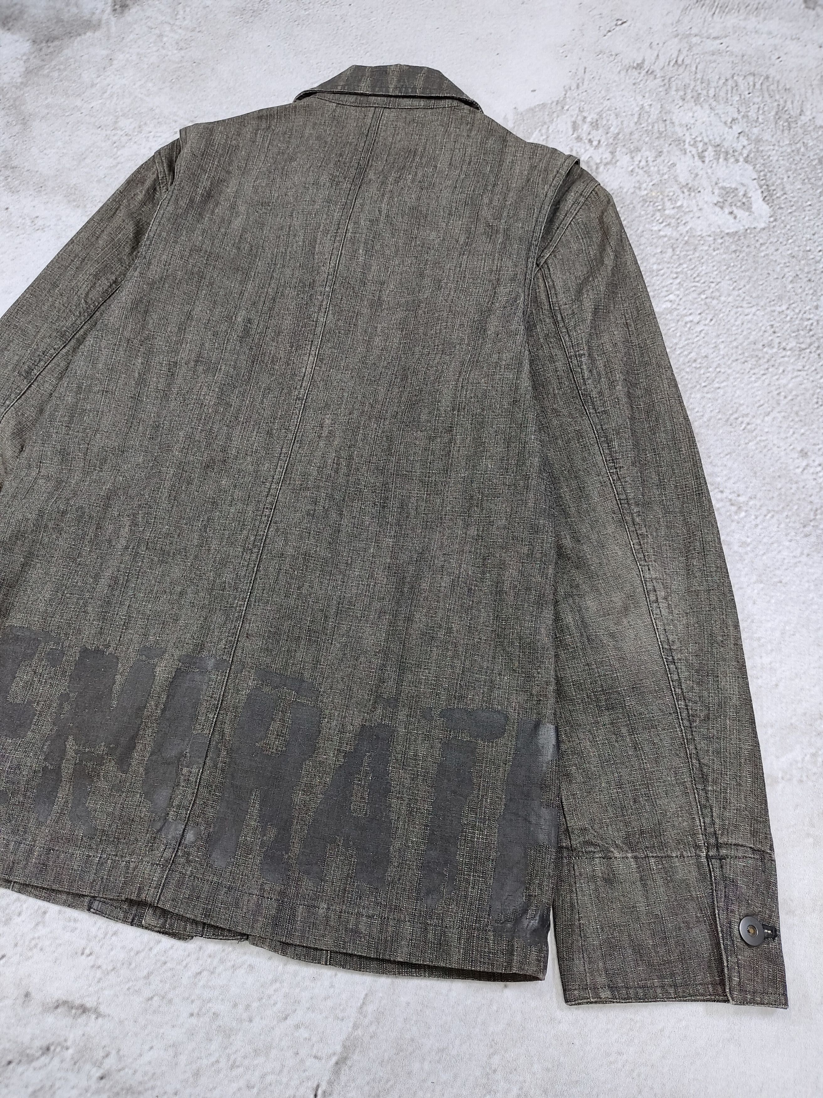 In The Attic In The Attic- Industrial Text Graphic Military Work Jacket Size US M / EU 48-50 / 2 - 6 Thumbnail