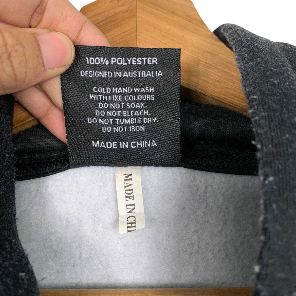 Japanese Brand HOXLEY AUSTRALIA Fullprint Polyester Hoodies #1960-C85 Size US L / EU 52-54 / 3 - 12 Thumbnail