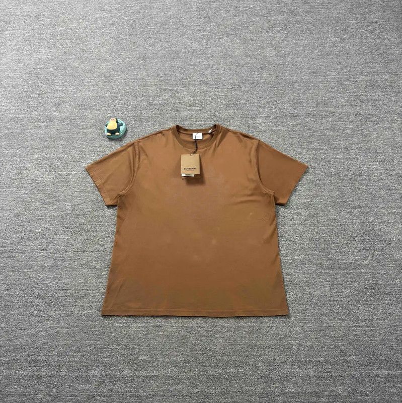 Burberry Burberry Brown Cotton Men's T-Shirt Size M Size US M / EU 48-50 / 2 - 1 Thumbnail