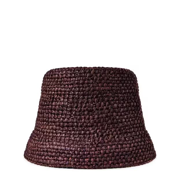 Jacquemus o1g2r1mq1024 Size: 60 CM / Hat in Burgundy Size ONE SIZE - 2 Thumbnail