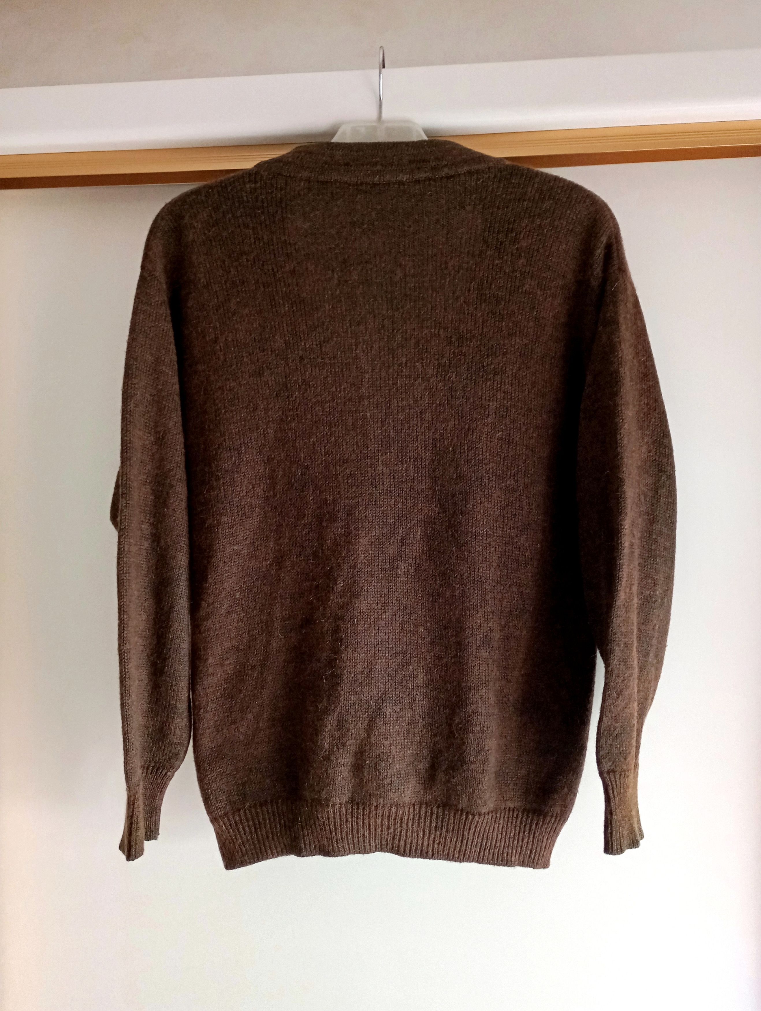 Burberry Burberrys 90s Button Down Brown Vintage Cardigan Size US L / EU 52-54 / 3 - 7 Thumbnail