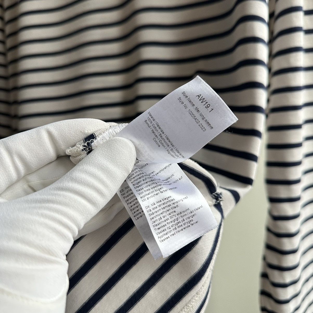 Wood Wood WOOD WOOD STRIPED LONG SLEEVE SHIRT Size US XL / EU 56 / 4 - 10 Thumbnail