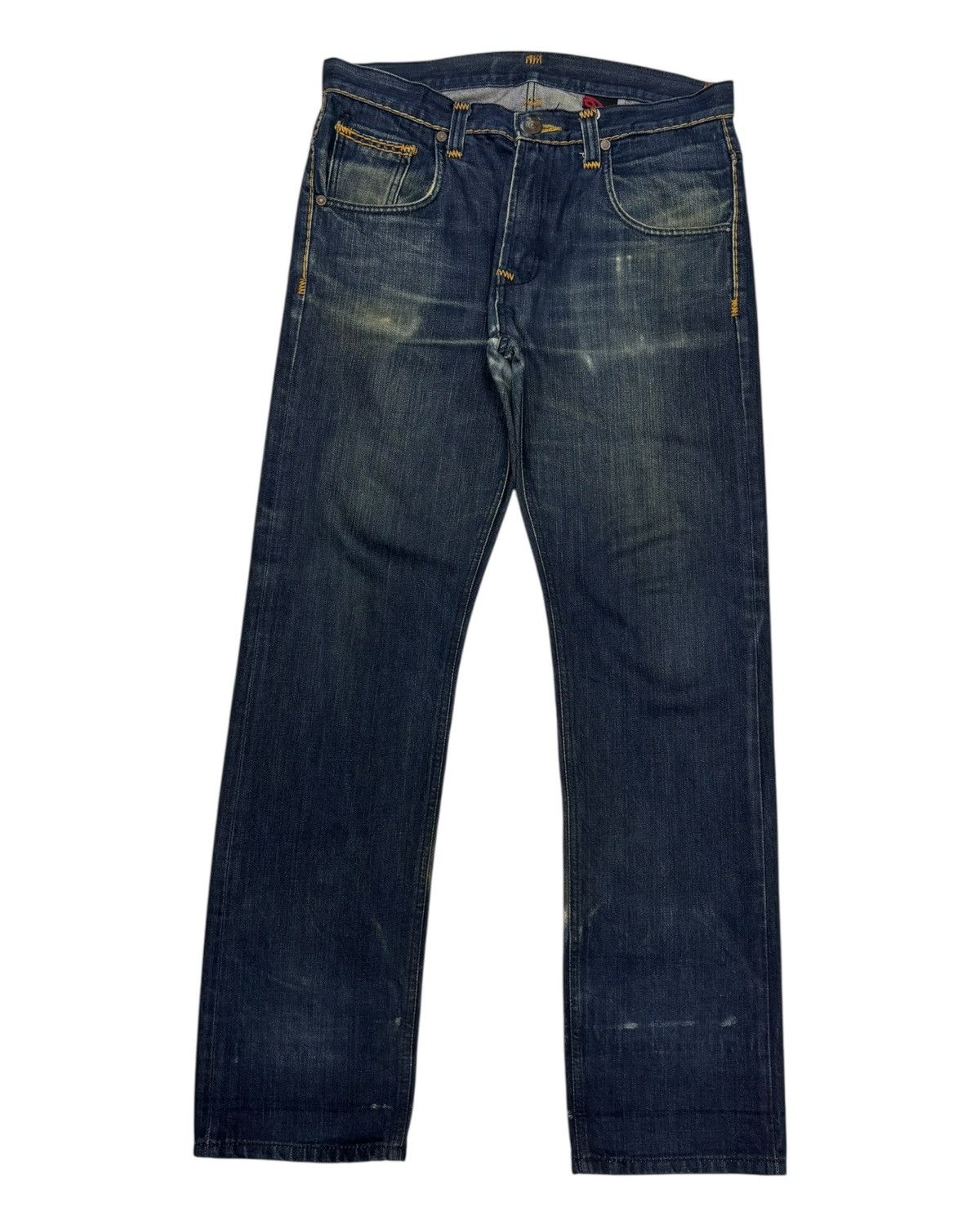Kapital Vintage Rapanui Distressed Denim Jeans Size US 34 / EU 50 - 7 Thumbnail