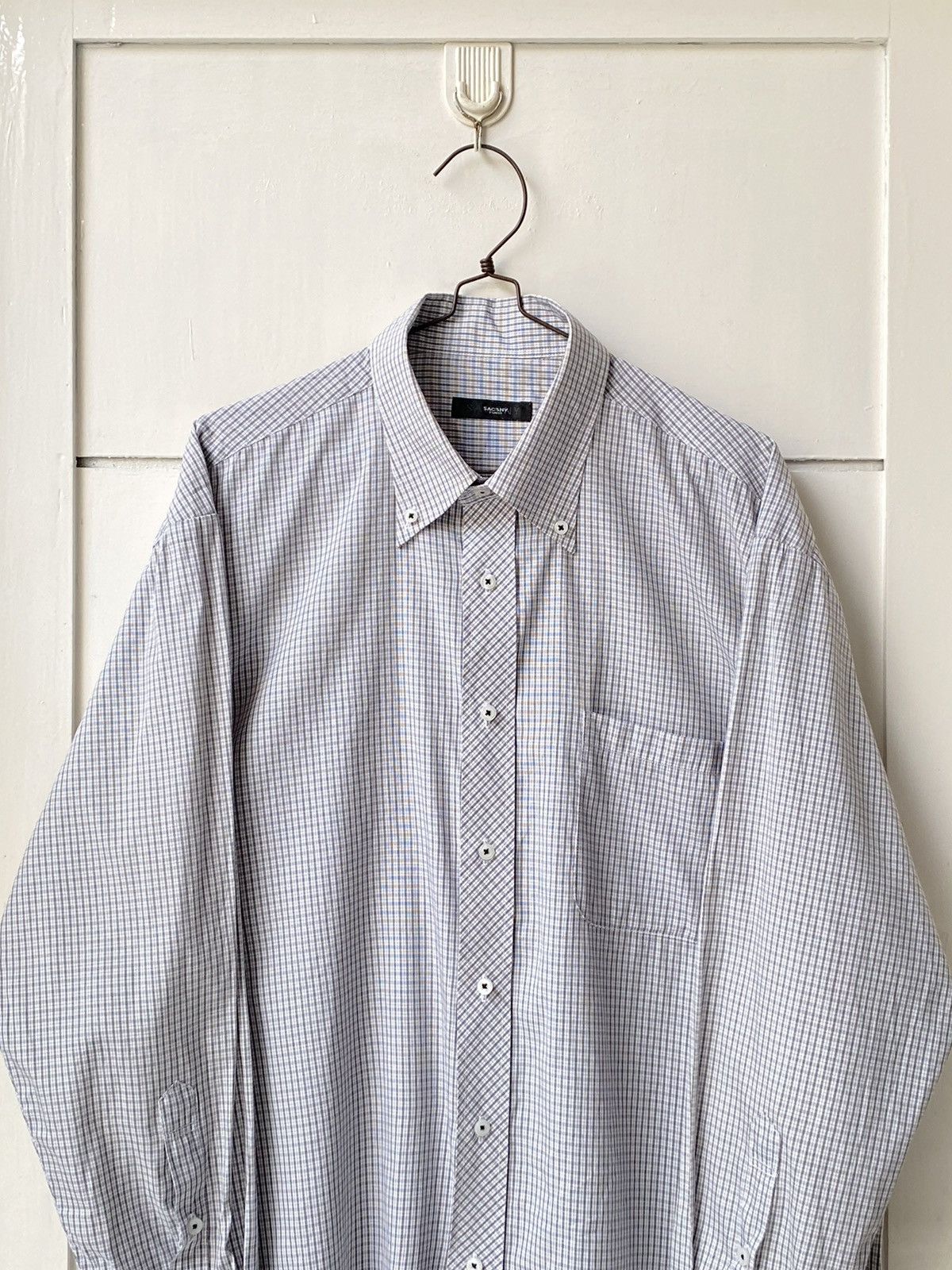 Yohji Yamamoto Yohji Yamamoto SACSNY Y’SACCS Plaid Shirt Size US L / EU 52-54 / 3 - 2 Thumbnail