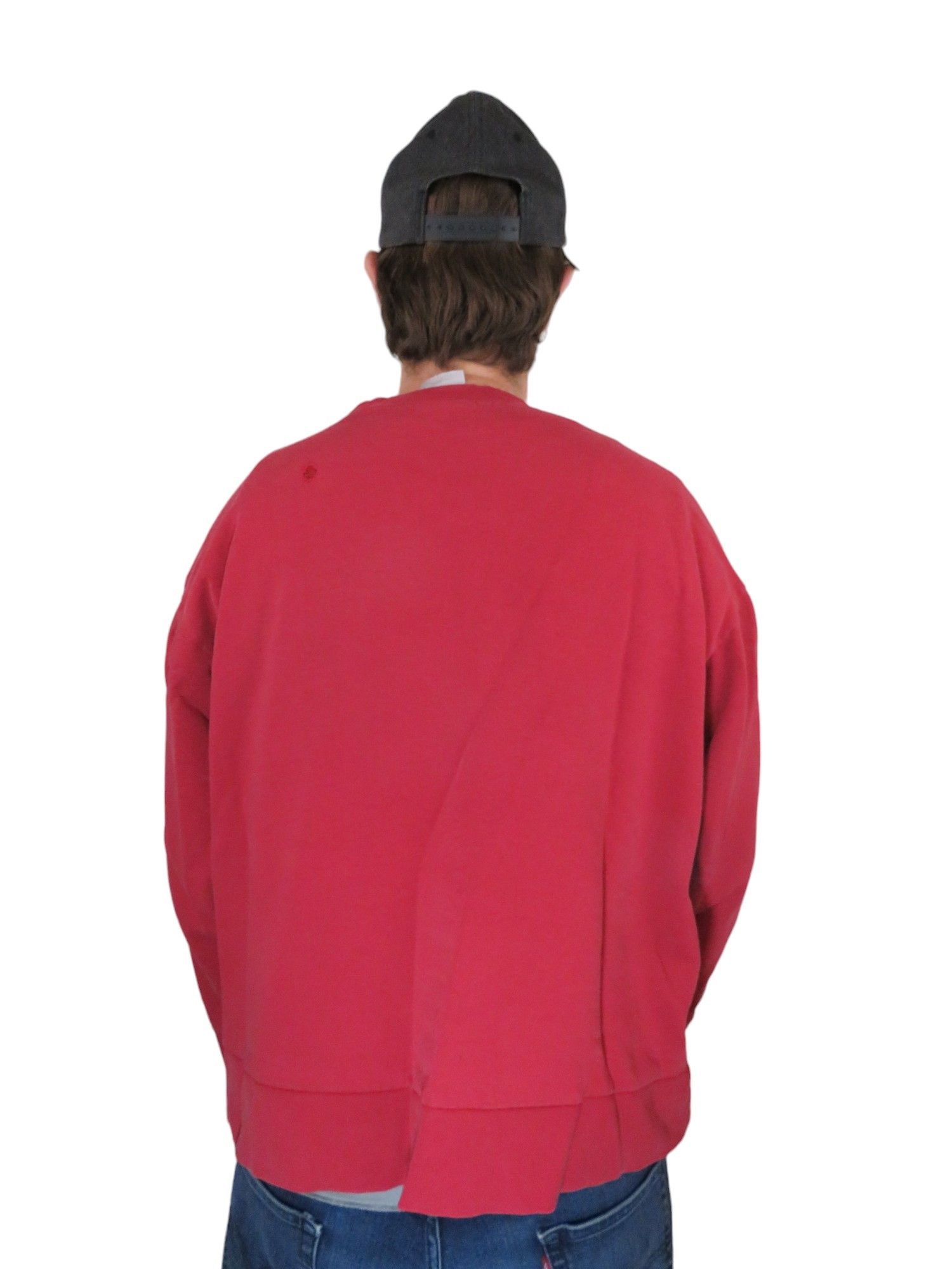 Nike × Supreme × Travis Scott 90s Nike Center Swoosh Embroidered Logo Crewneck Sweatshirt Size US XL / EU 56 / 4 - 2 Thumbnail