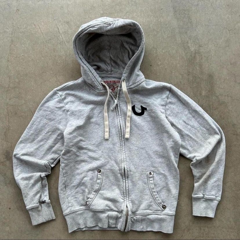 True Religion TRUE RELIGION Men’s Grey Hoodie Size US S / EU 44-46 / 1 - 1 Thumbnail