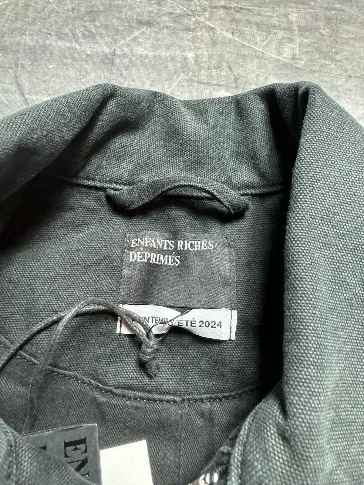 Enfants Riches Deprimes ENFANTS RICHES DÉPRIMÉS LOGO DISTRESSED WORK JACKET Size US M / EU 48-50 / 2 - 15 Thumbnail