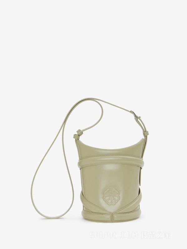 Alexander McQueen o1w1db10925 Size: OS/The Curve in Sage Green Size ONE SIZE - 2 Thumbnail