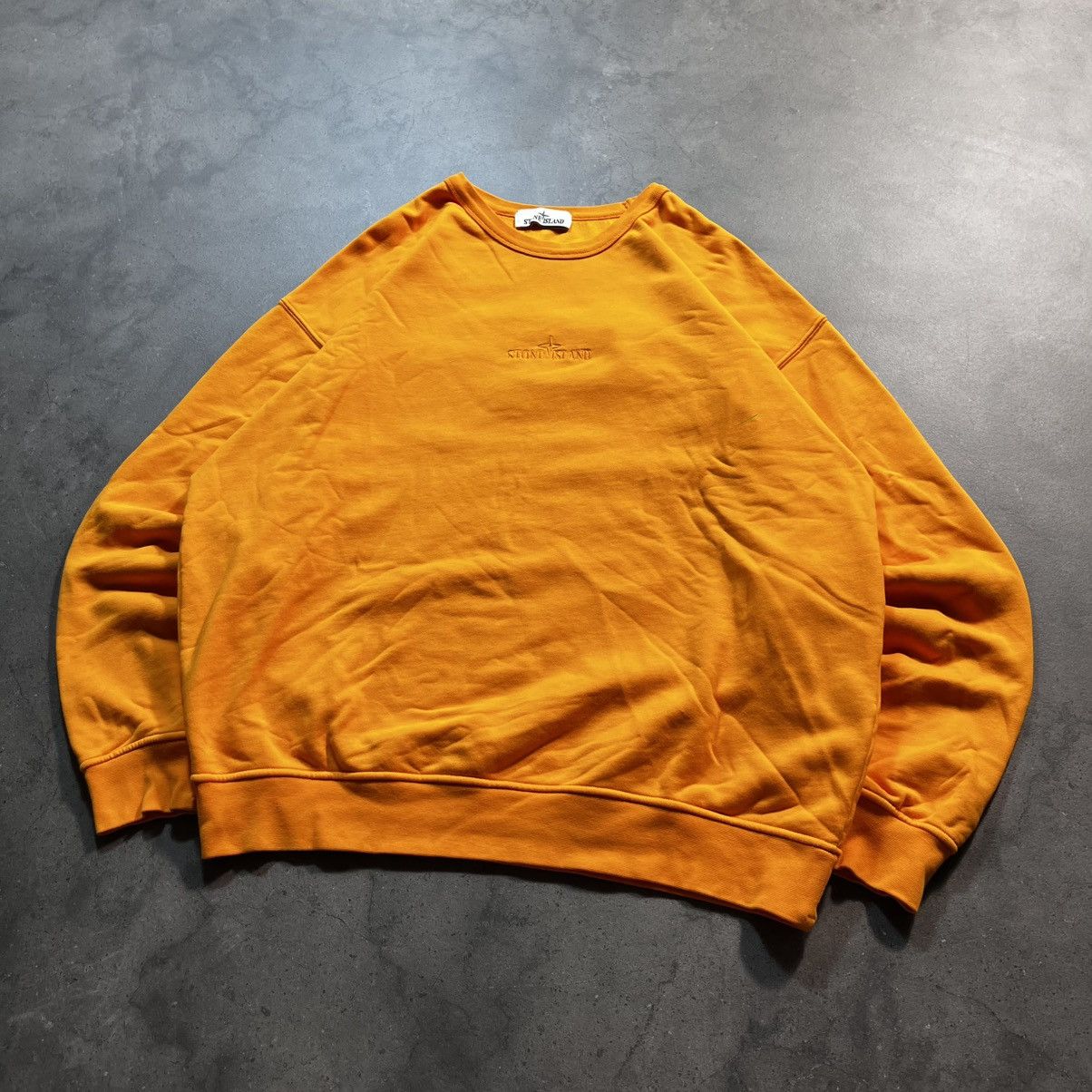Stone Island Vintage Archive Stone Island Crewneck Sweatshirt Center Logo Size US XL / EU 56 / 4 - 2 Thumbnail