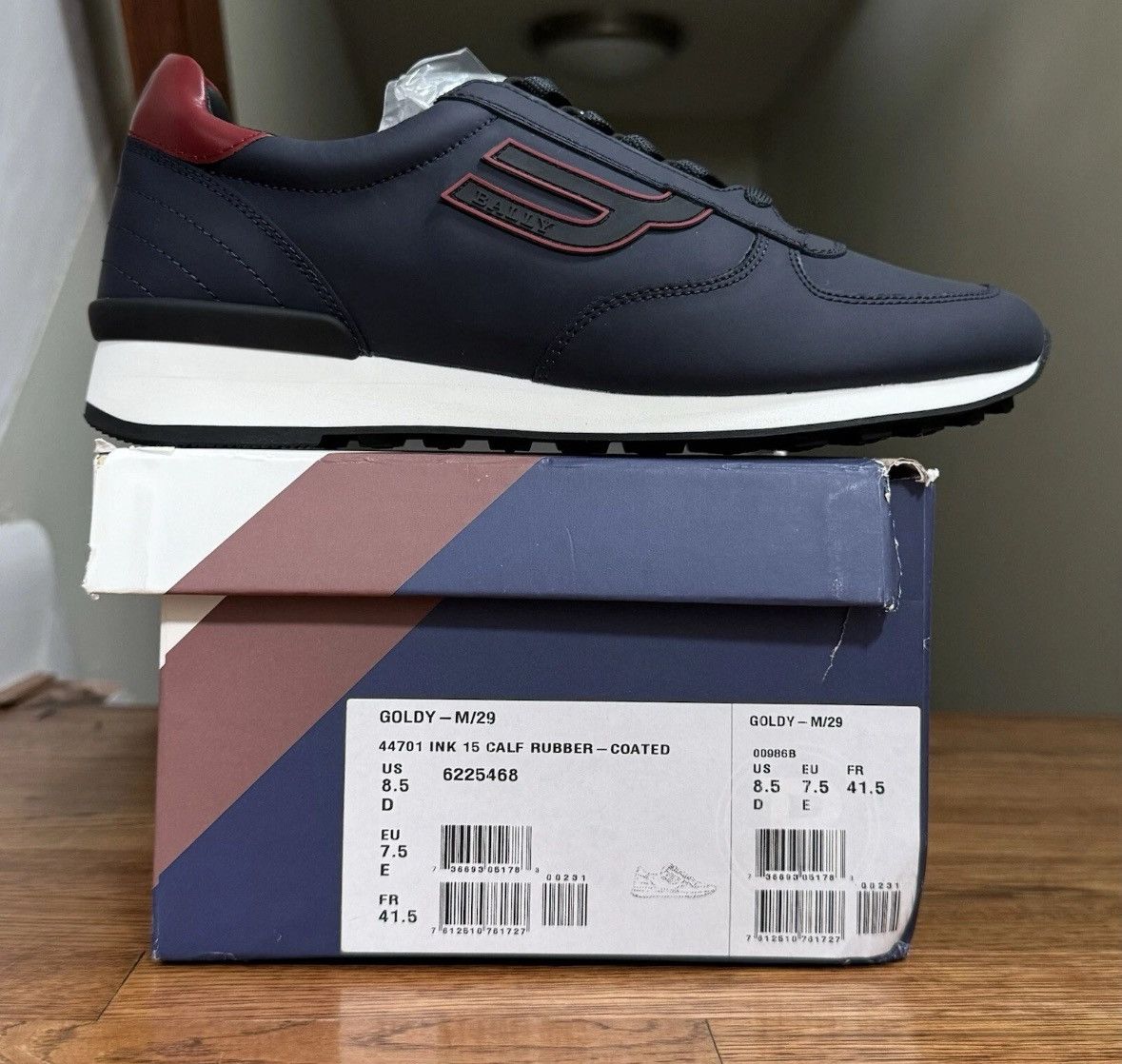 Bally Bally Goldy Galaxy Low-top Sneakers Navy Blue Mens Size 8.5 Size US 8.5 / EU 41-42 - 1 Thumbnail