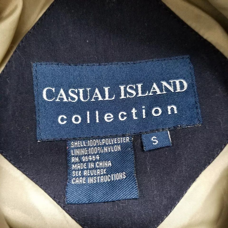 Other Casual Island Jacket Womens Small Medium Blue Pockets Zip Size M / US 6-8 / IT 42-44 - 7 Thumbnail