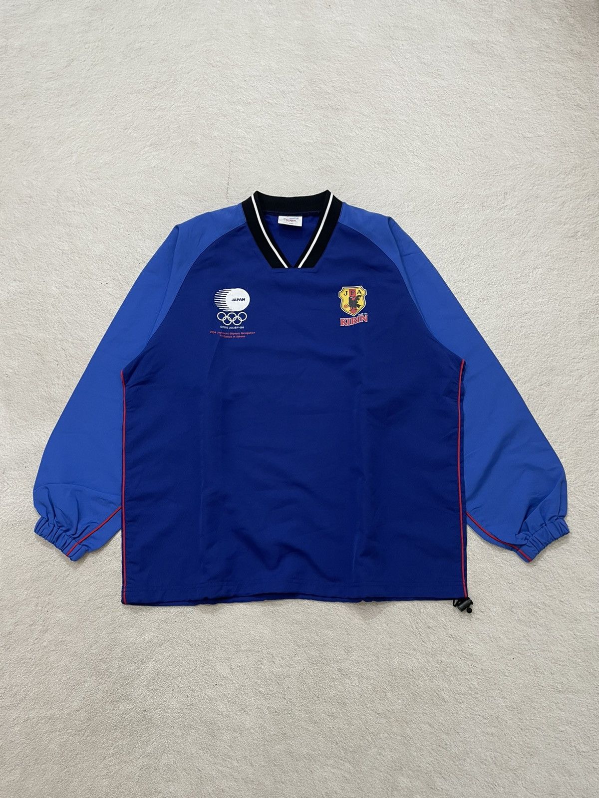 Japanese Brand Rare Japan National Team Olympic JFA Kirin Training Y2K Size US XXL / EU 58 / 5 - 1 Thumbnail