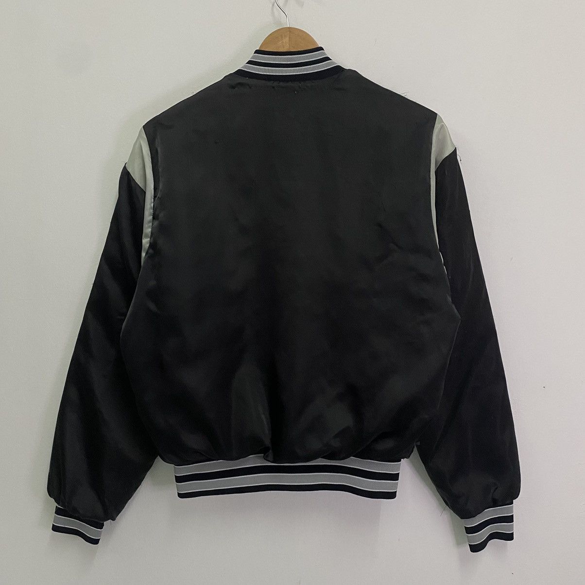 NFL Vintage Oakland Raiders Chalk Line Bomber Satin Size US S / EU 44-46 / 1 - 5 Thumbnail