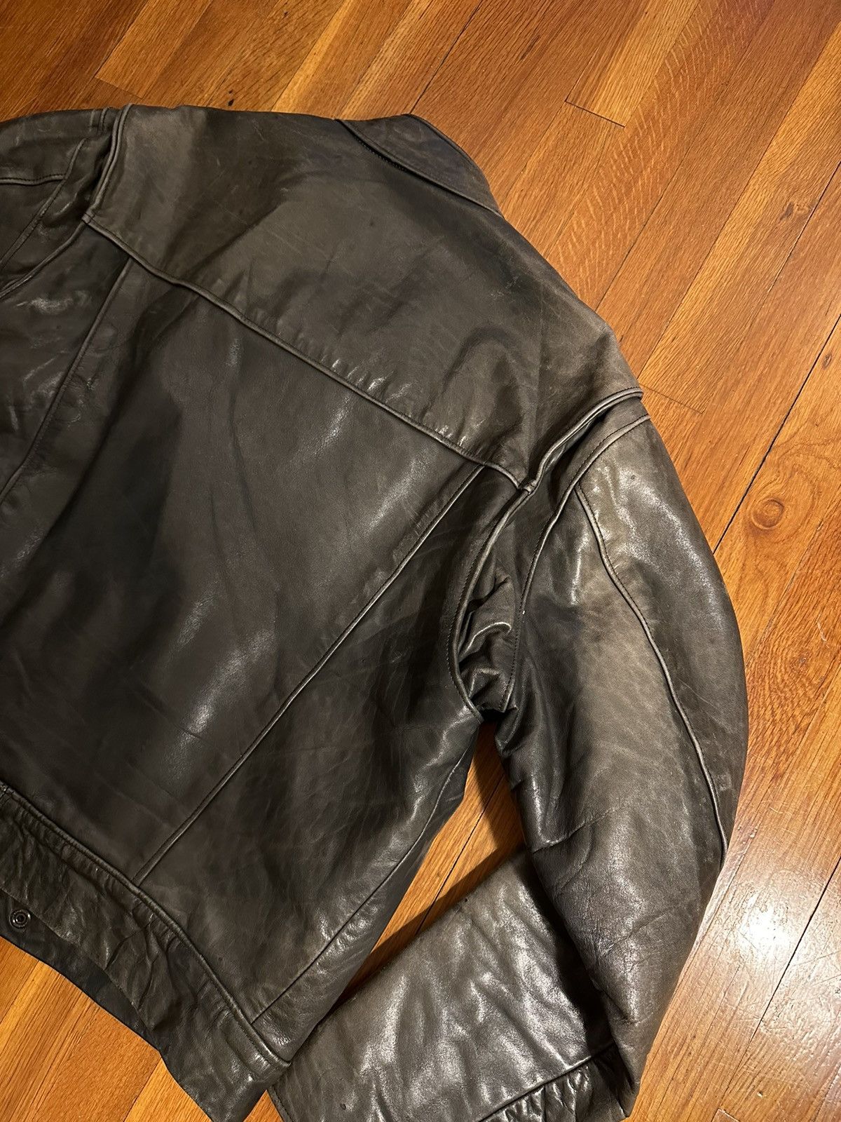 Other Vintage Champlain Leather Moto Racing Jacket Size US L / EU 52-54 / 3 - 7 Thumbnail