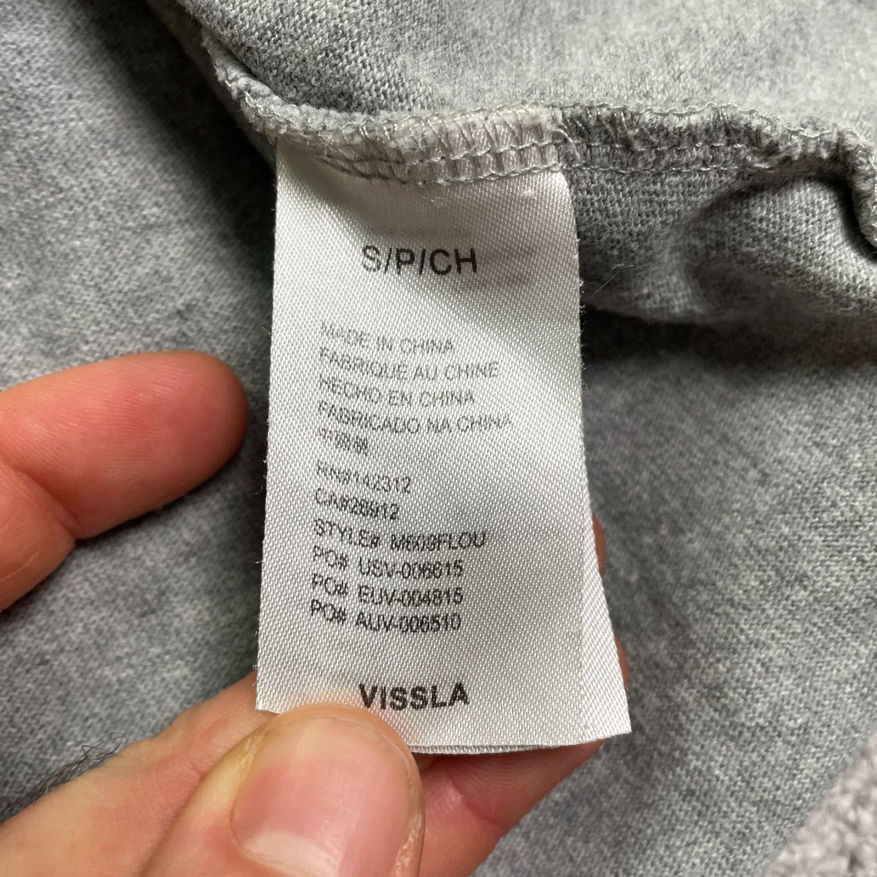 Vissla Vissla Crew Neck Pullover Shirt Men Small Gray Cotton Long Sleeve Casual Outdoor Size US S / EU 44-46 / 1 - 7 Thumbnail
