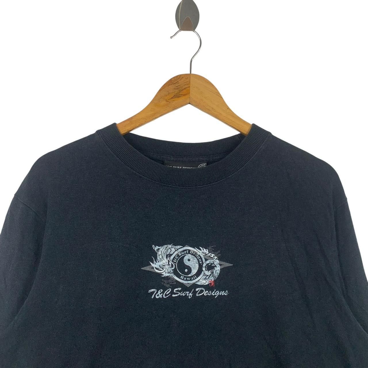 Vintage Vintage TOWN COUNTRY DRAGON T&C Surf Tee Shirt Size US XL / EU 56 / 4 - 3 Thumbnail