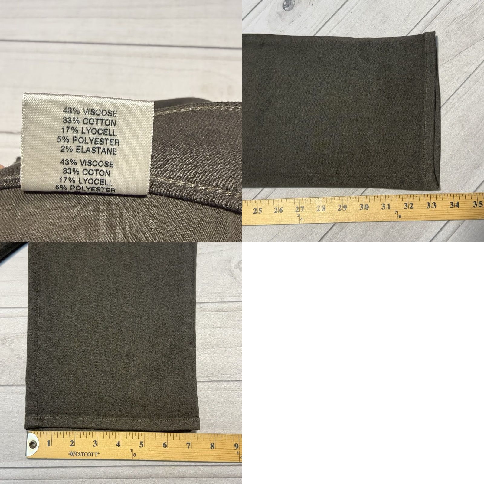 J Brand J Brand Tyler Slim Fit Jeans 38 Stretch Straight Leg Denim NWT Men Regular 5-Pocket Green Size US 38 / EU 54 - 8 Thumbnail