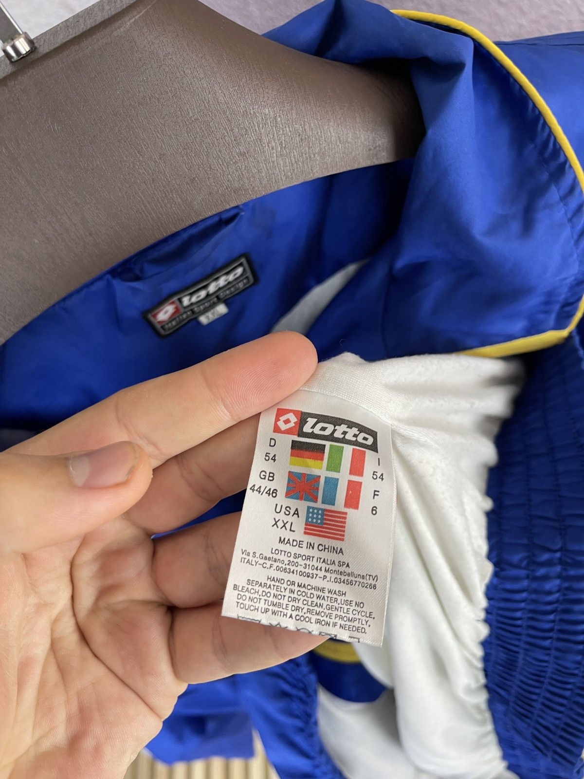 Lotto Sport Lotto Ukraine vintage soccer track suit jacket pants Україна Size US XXL / EU 58 / 5 - 11 Thumbnail