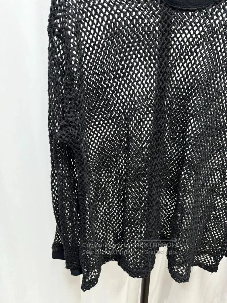 Dries Van Noten Black Mesh Long Sleeve Top by Dries van Noten. Size US L / EU 52-54 / 3 - 3 Thumbnail