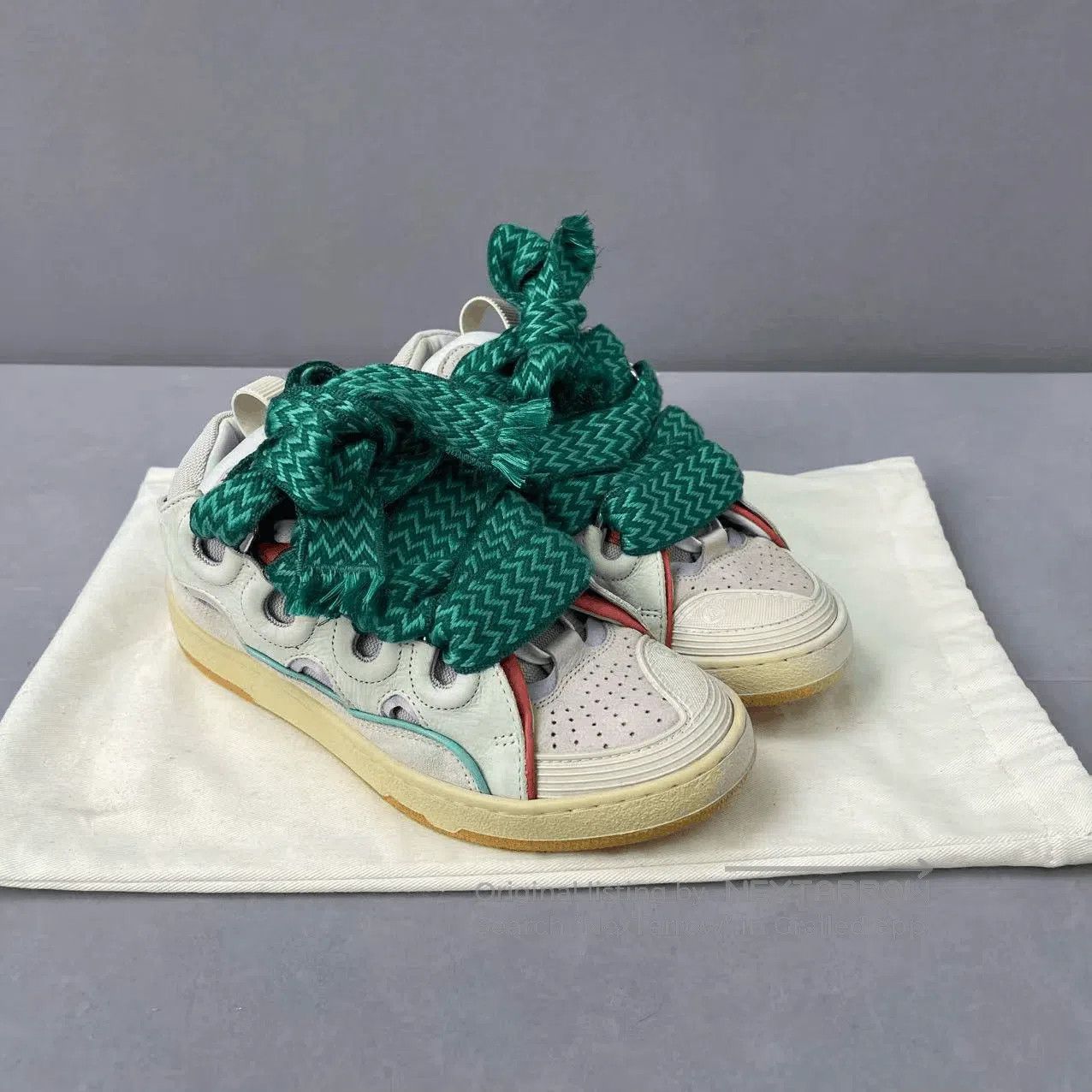 Lanvin Lanvin Curb Ice Cream Sneakers. Size US 6 / IT 36 - 3 Thumbnail