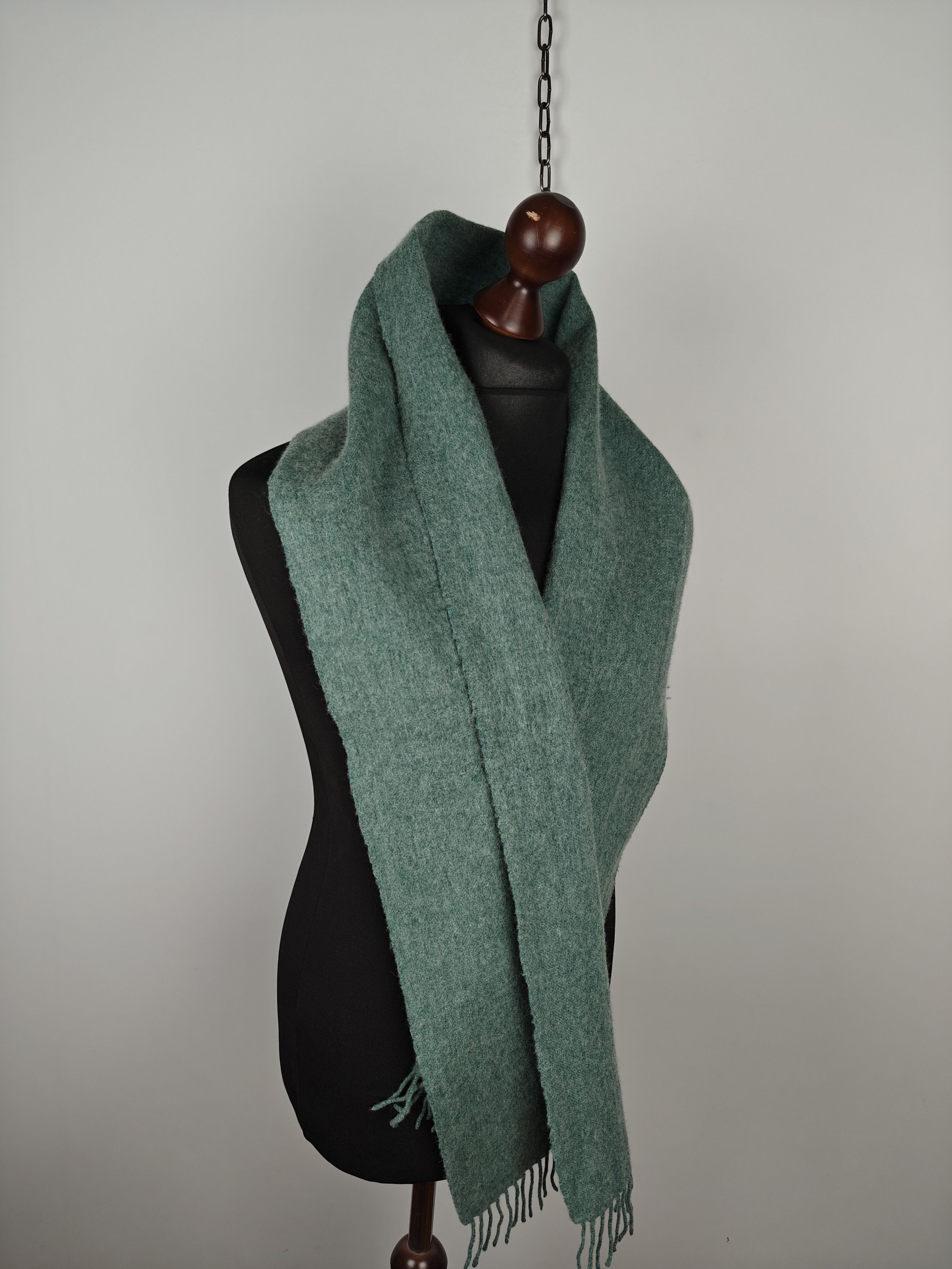 Barbour Barbour Lambswool Scarf Green Size ONE SIZE - 4 Thumbnail
