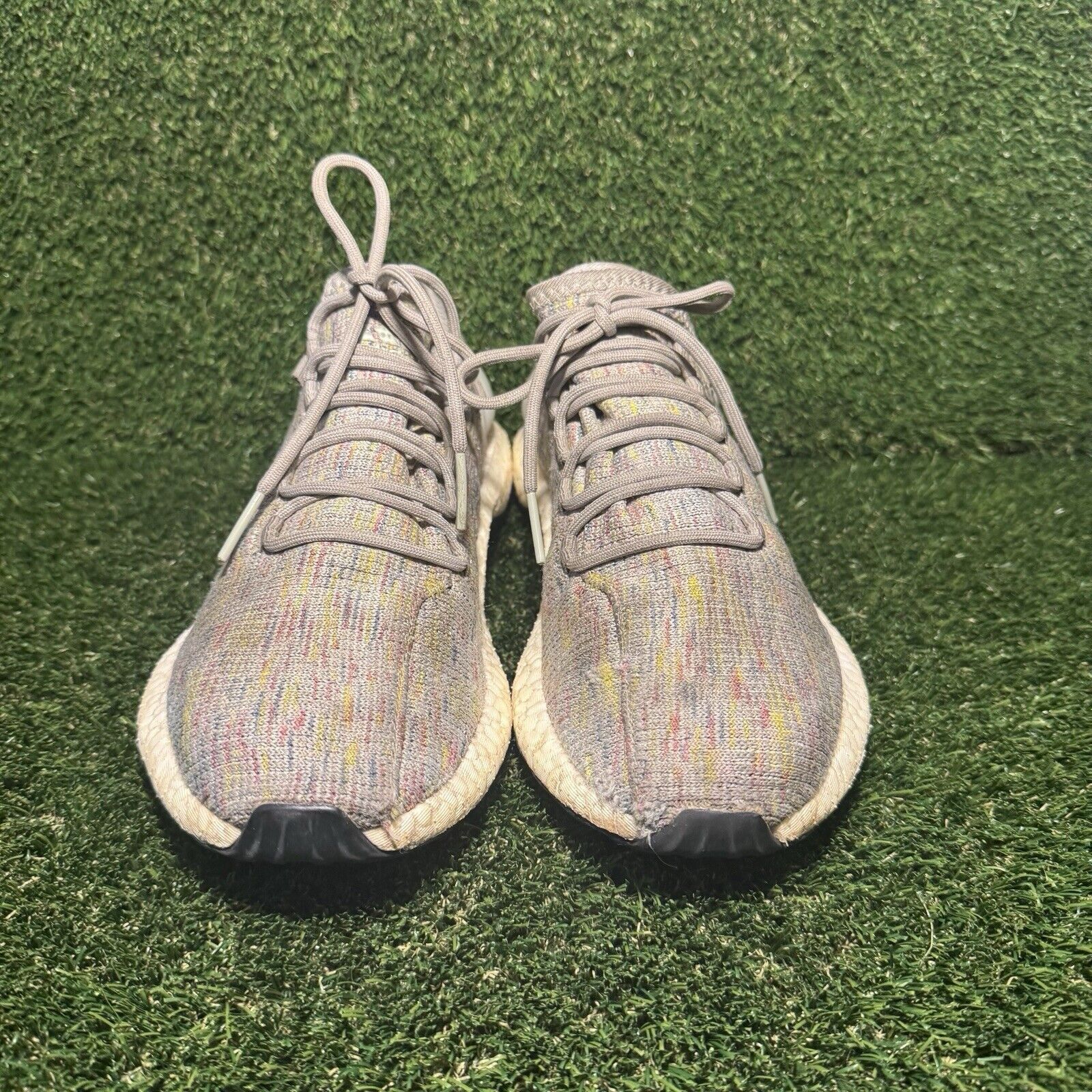 Adidas Size 9 - adidas PureBoost Silver Multi Color Size US 9 / EU 42 - 2 Thumbnail