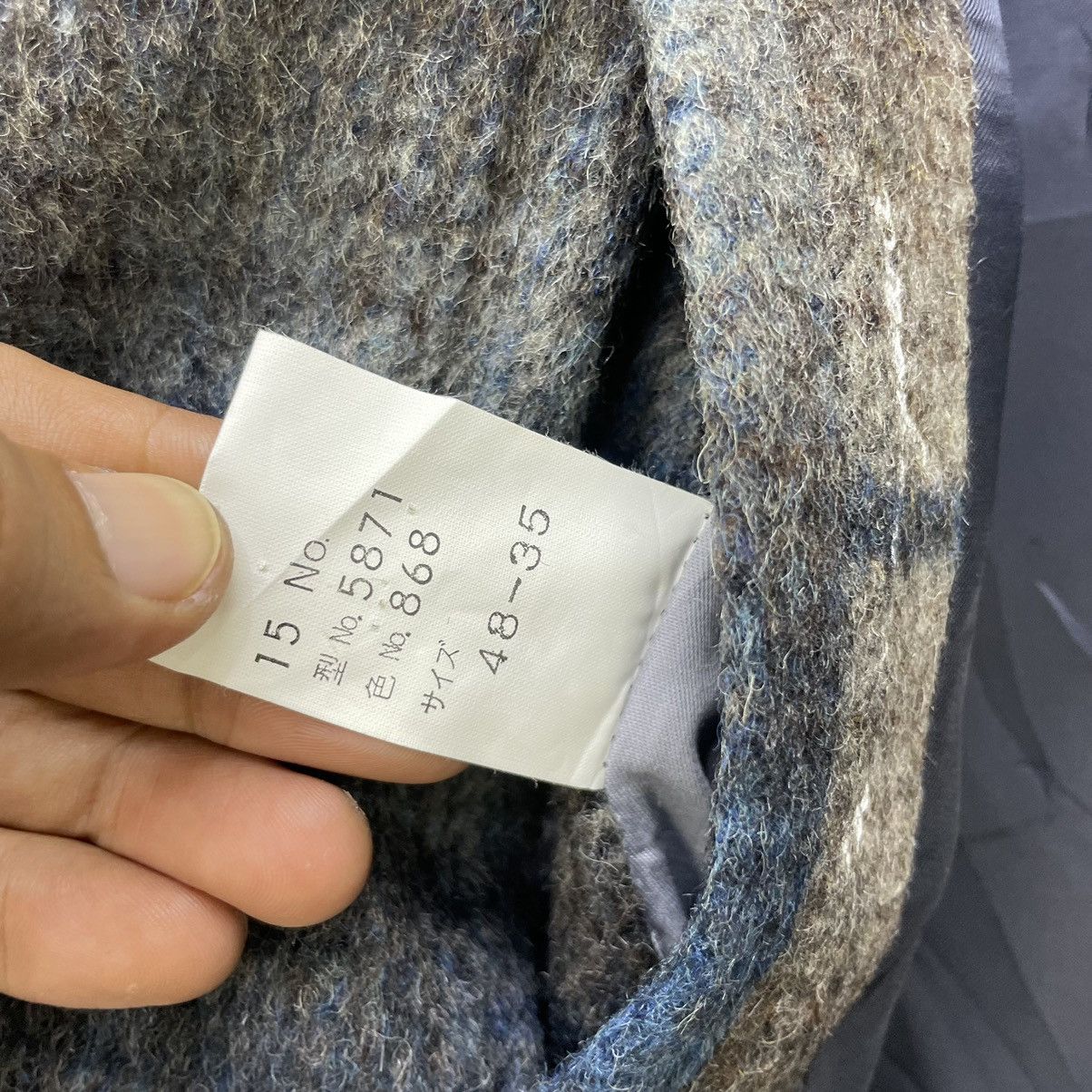 Designer × Japanese Brand × Lanvin 💥Vintage Lanvin Lanvin Mohair Wool Printed Tartan Jacket Size US M / EU 48-50 / 2 - 6 Thumbnail