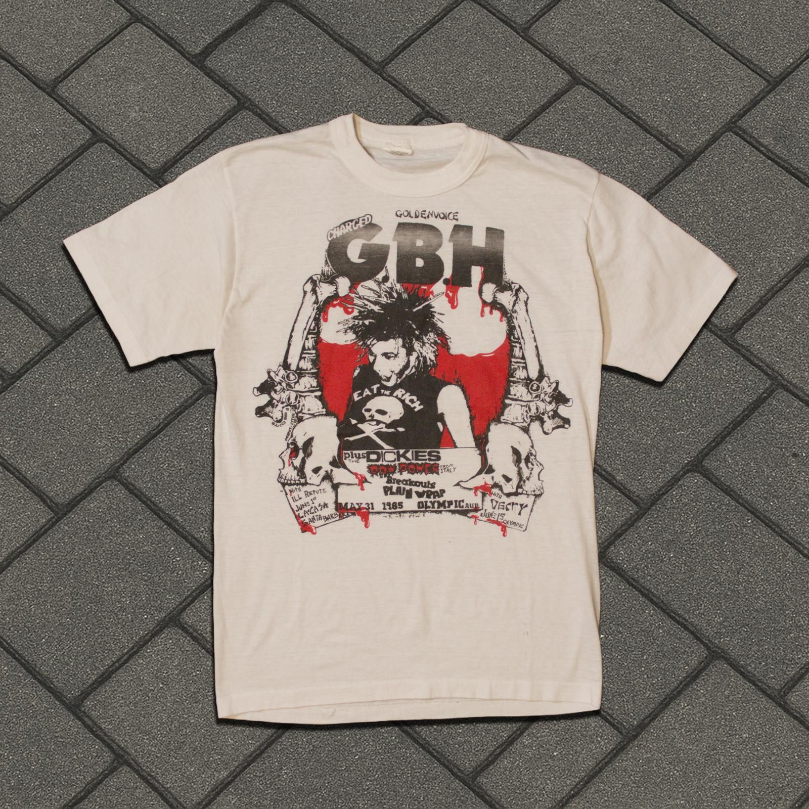 1985 Charged G.B.H Concert Tee