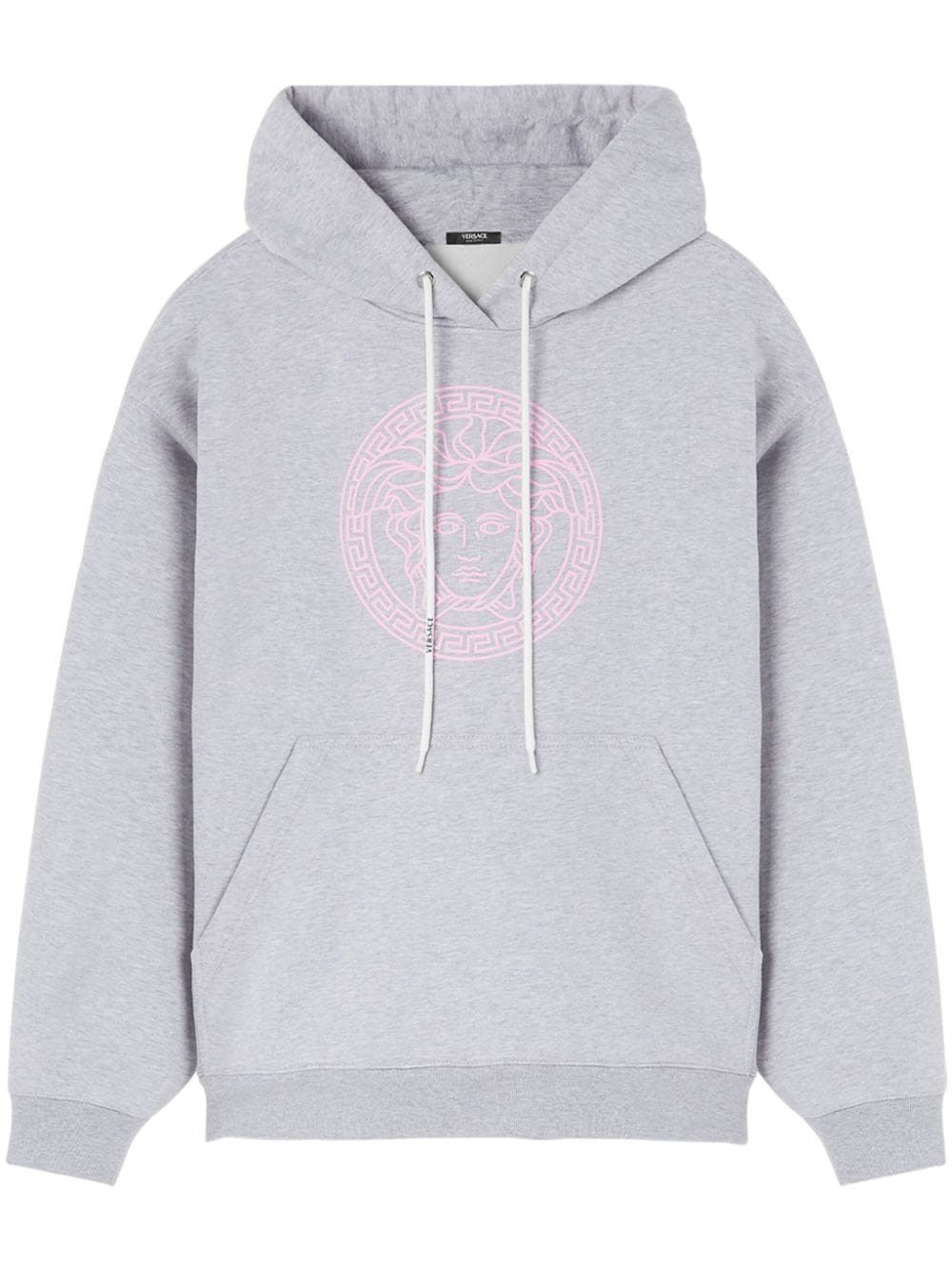 Versace o1s22i1n1024 Hooded Sweatshirt in Grey Size S / US 4 / IT 40 - 1 Thumbnail