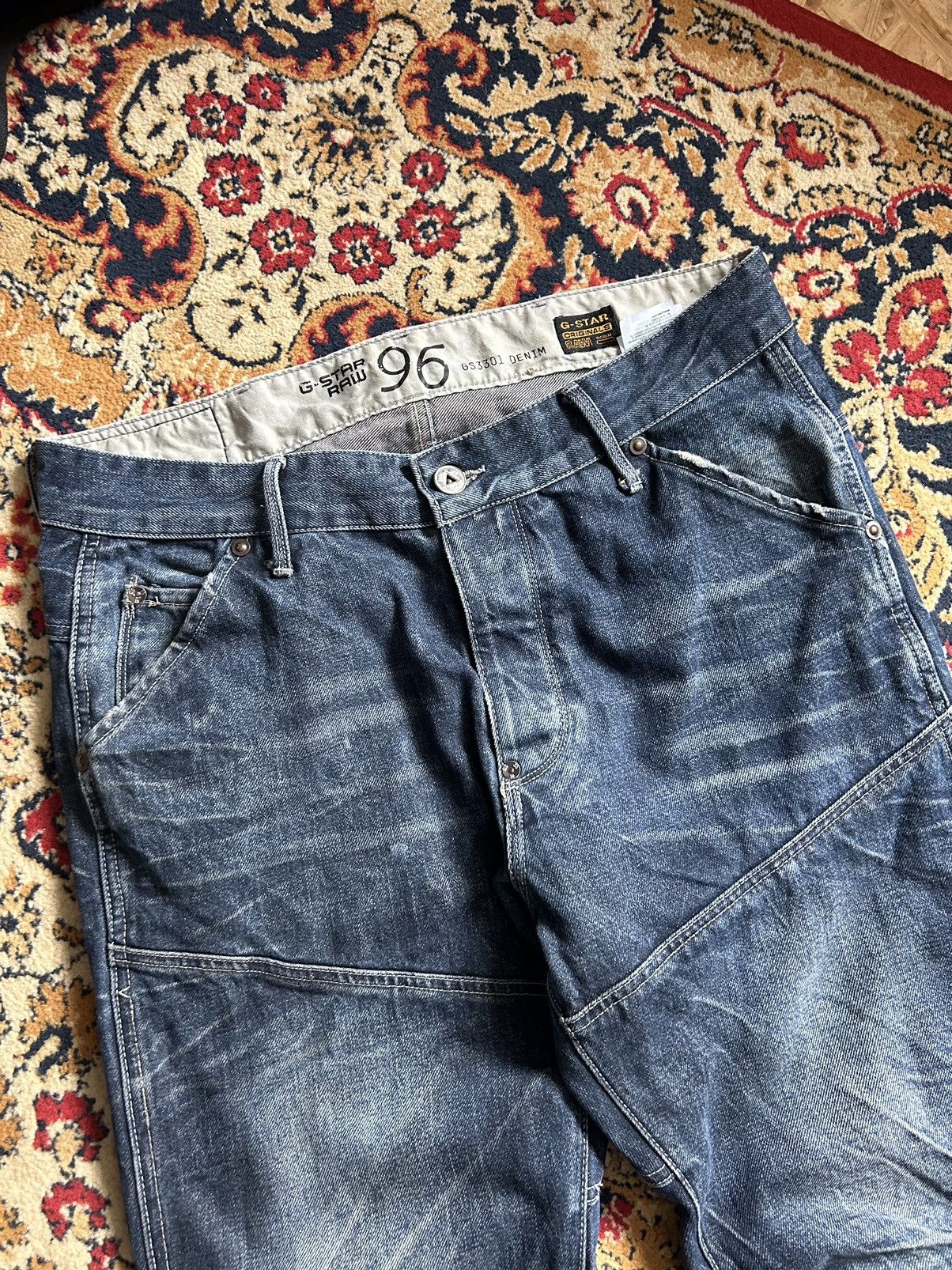 Other Vintage G-star denim pants big logo rare y2k streetwear Size US 34 / EU 50 - 10 Thumbnail