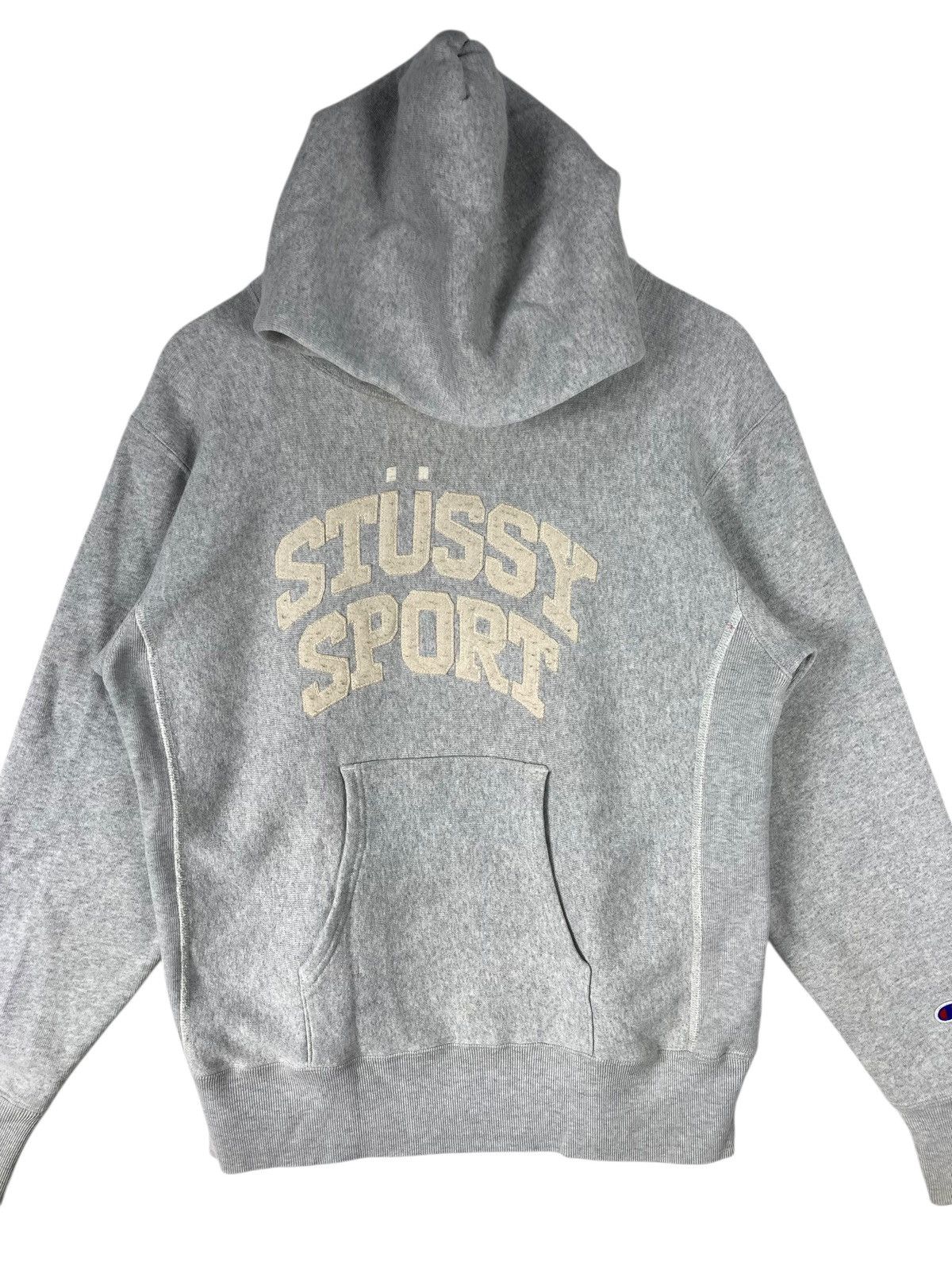 Stussy Vintage Champiom Reverse Weave X Stussy Sport Hoodie Size US M / EU 48-50 / 2 - 2 Thumbnail