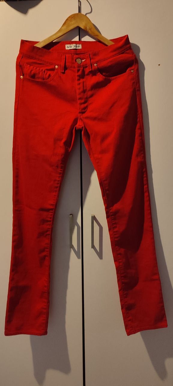 Acne Studios Acne Studios womens red jeans 32/34 Size 32" / US 10 / IT 46 - 1 Thumbnail