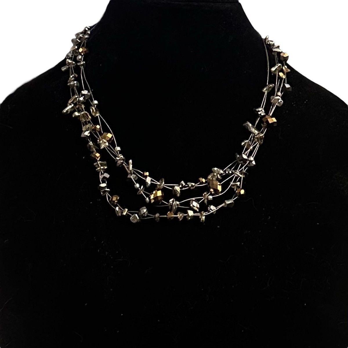 Other Multi strand layered floating bead necklace Size ONE SIZE - 1 Thumbnail