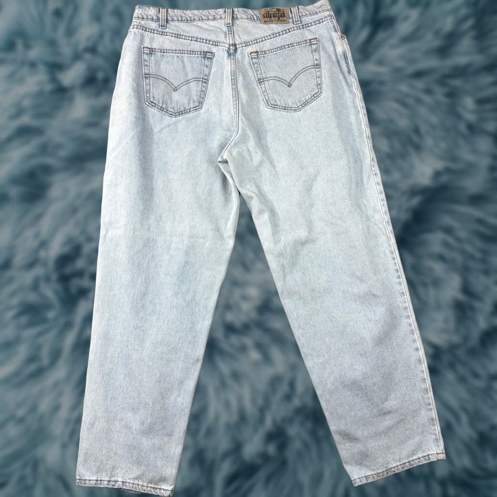 Levi's Vintage Levi'S SilverTab Loose Fit Tapered Leg Jeans Light Wash 40x32 USA Made Denim Size US 40 / EU 56 - 1 Thumbnail
