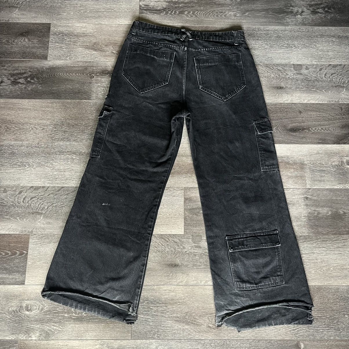 Other Fait Par Lui Baggy Black Pocket Designer Denim Jeans Size 32 Size US 32 / EU 48 - 2 Thumbnail