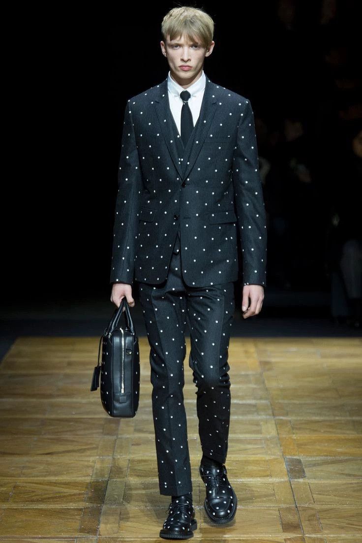 Dior Dior Homme Polka Dot blazer 2014 Fall Winter-2506 Size US L / EU 52-54 / 3 - 9 Thumbnail