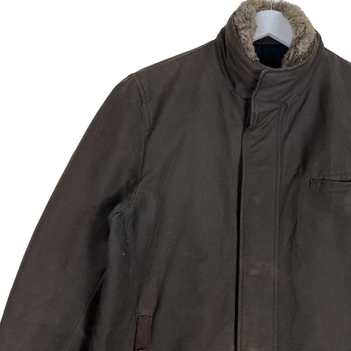 Melrose 🔥 MELROSE MEN MOLESKIN FAUX FUR TRIM JACKET Size US M / EU 48-50 / 2 - 7 Thumbnail