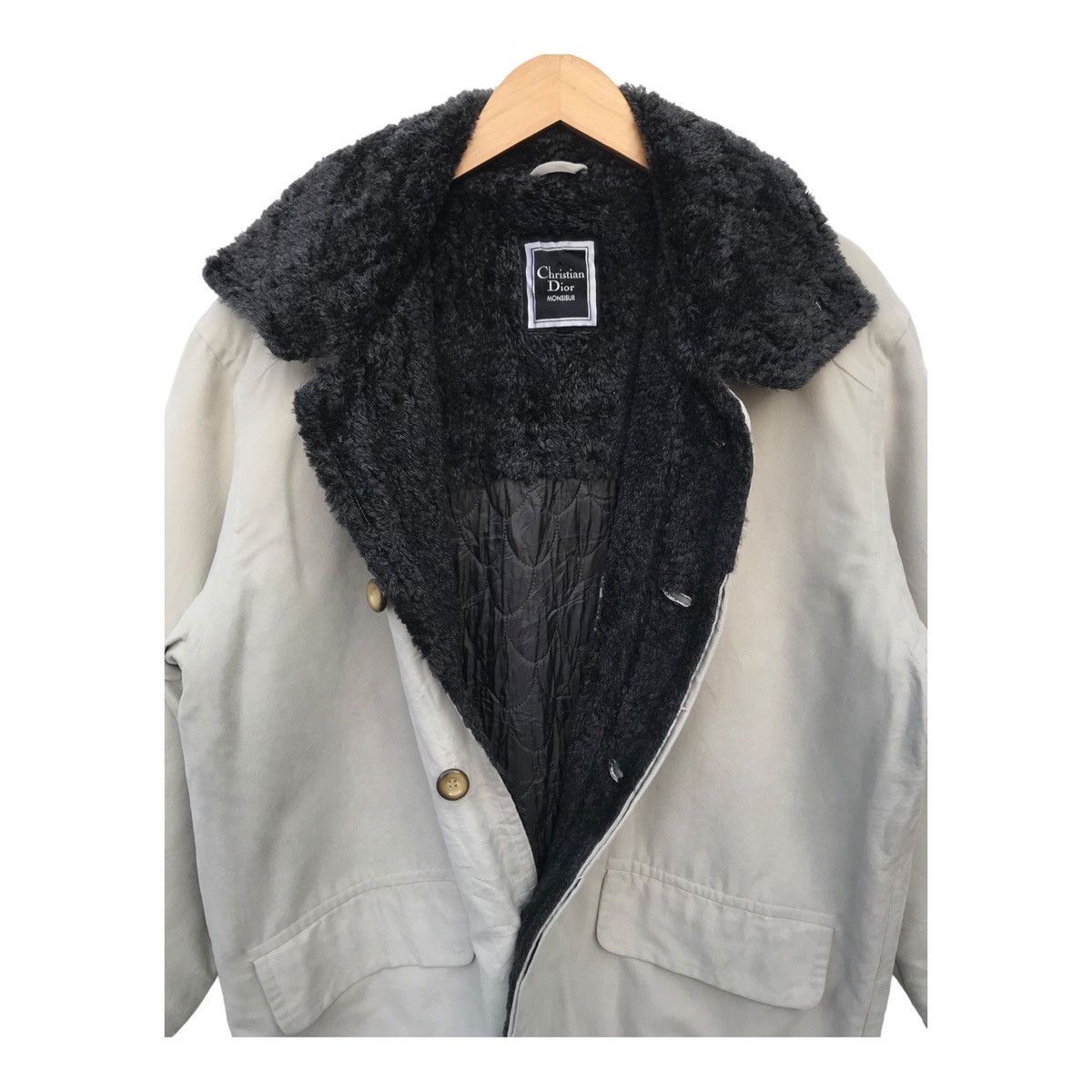 Christian Dior Monsieur × Vintage Vintage Christian Dior Monsieur CD Faux Fur Jacket Size US L / EU 52-54 / 3 - 6 Thumbnail