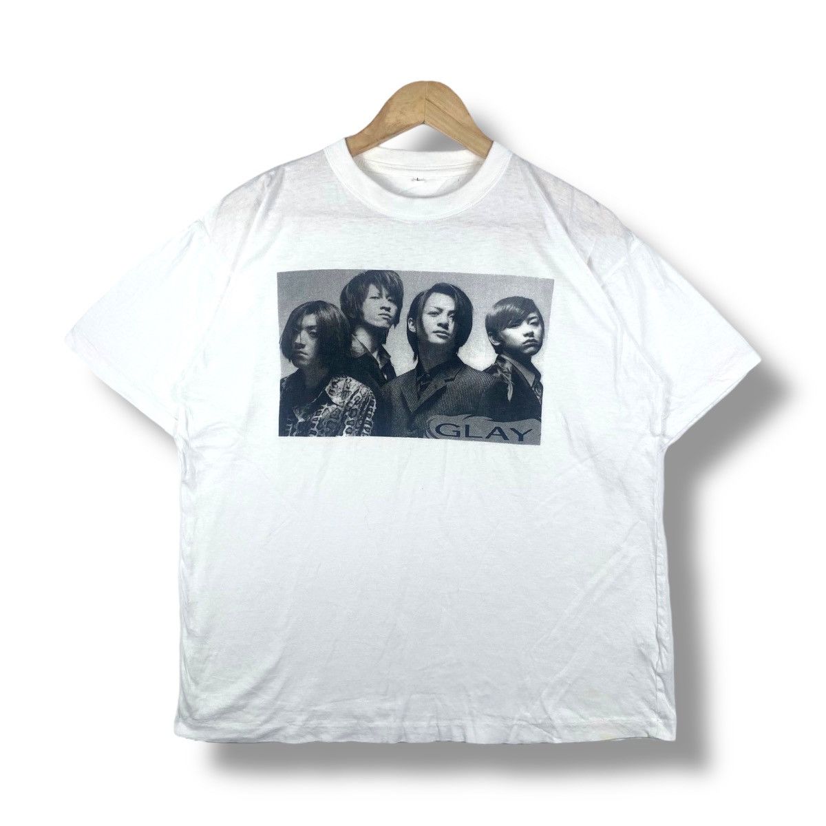 Band Tees × Vintage Vintage 90's GLAY Japanese Rock Band Graphic Tee Shirt Large Size US L / EU 52-54 / 3 - 1 Thumbnail