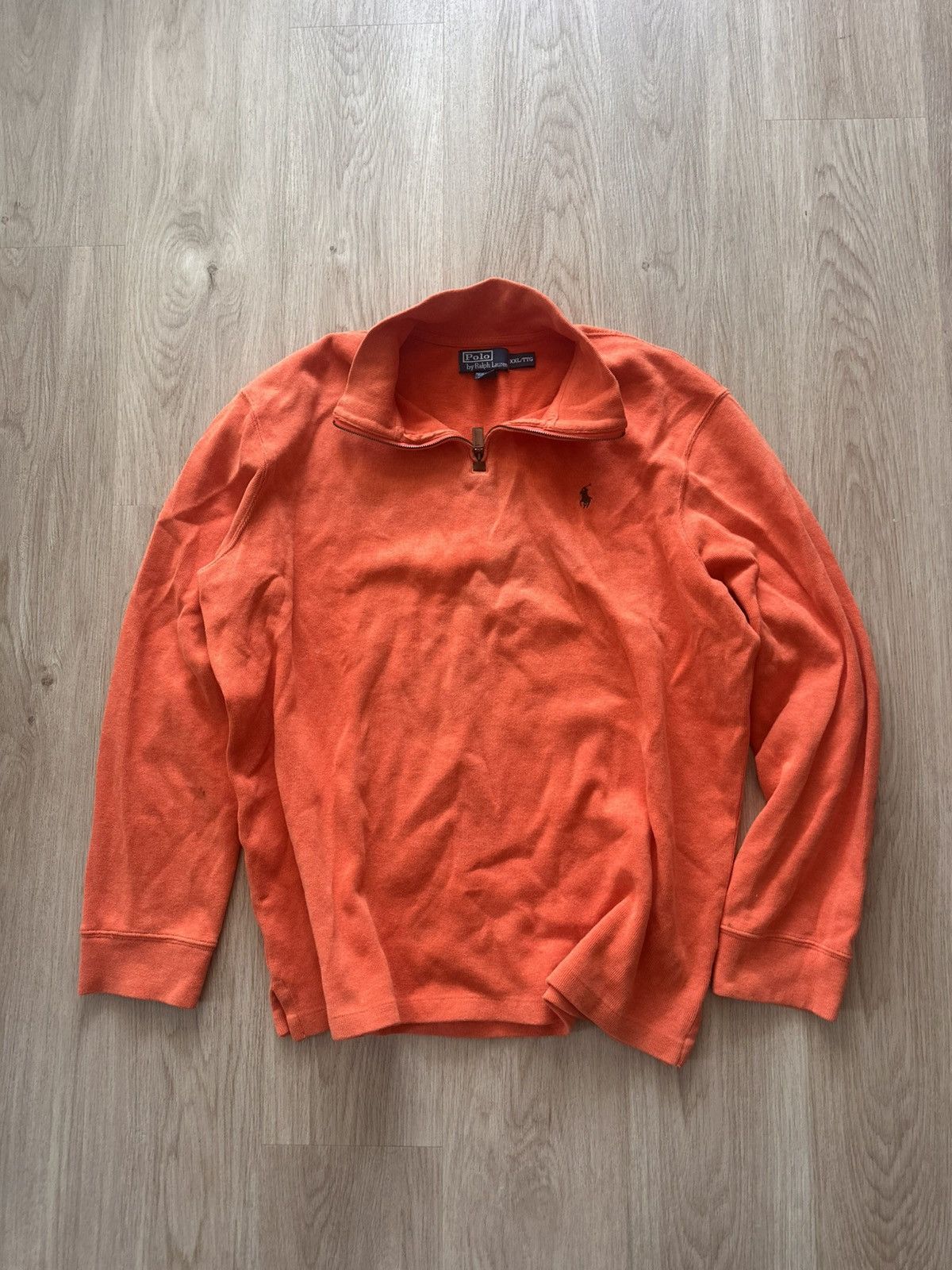 Polo Ralph Lauren Polo Ralph Lauren 1/4 Quarter Zip Pullover Sweater 2XL Size US XXL / EU 58 / 5 - 1 Thumbnail